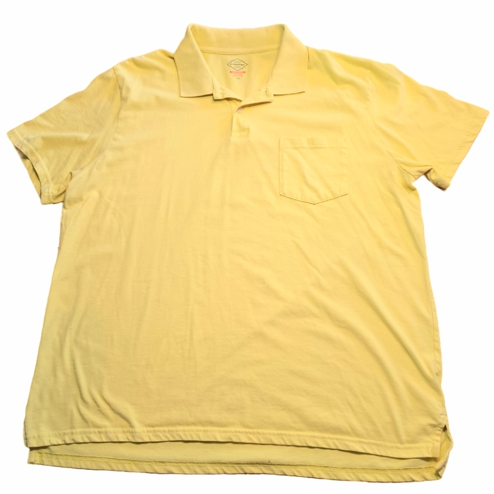 MEN'S ST. JOHN'S BAY PREFORMANCE QUICK DRY POLO SHIRT SIZE XL